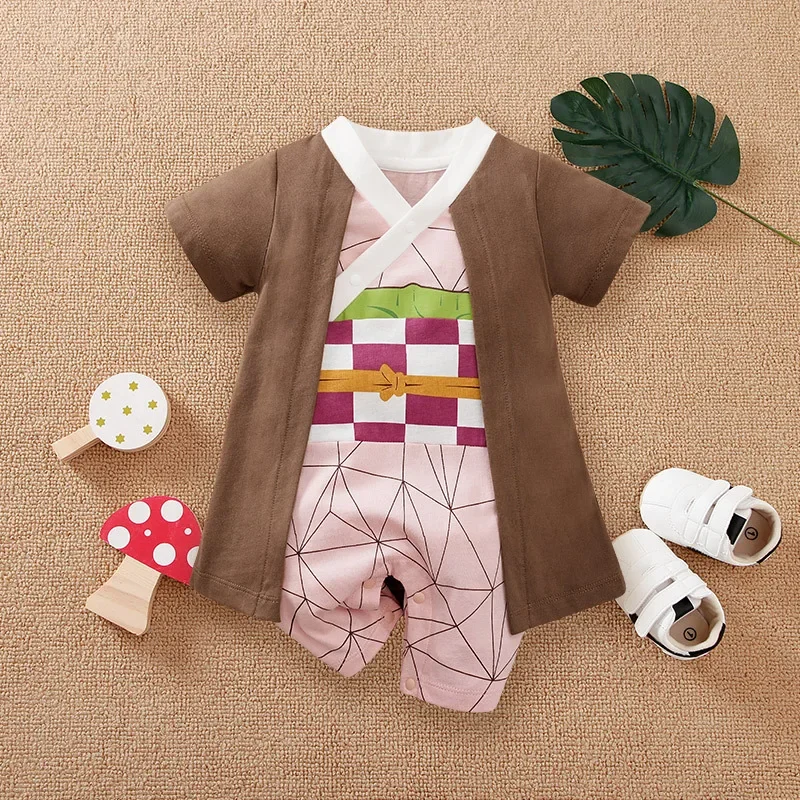 SN55Cute tute per neonati e ragazze, tute cosplay anime per neonati, tute per giochi di ruolo di Halloween per bambini $ @ 1w