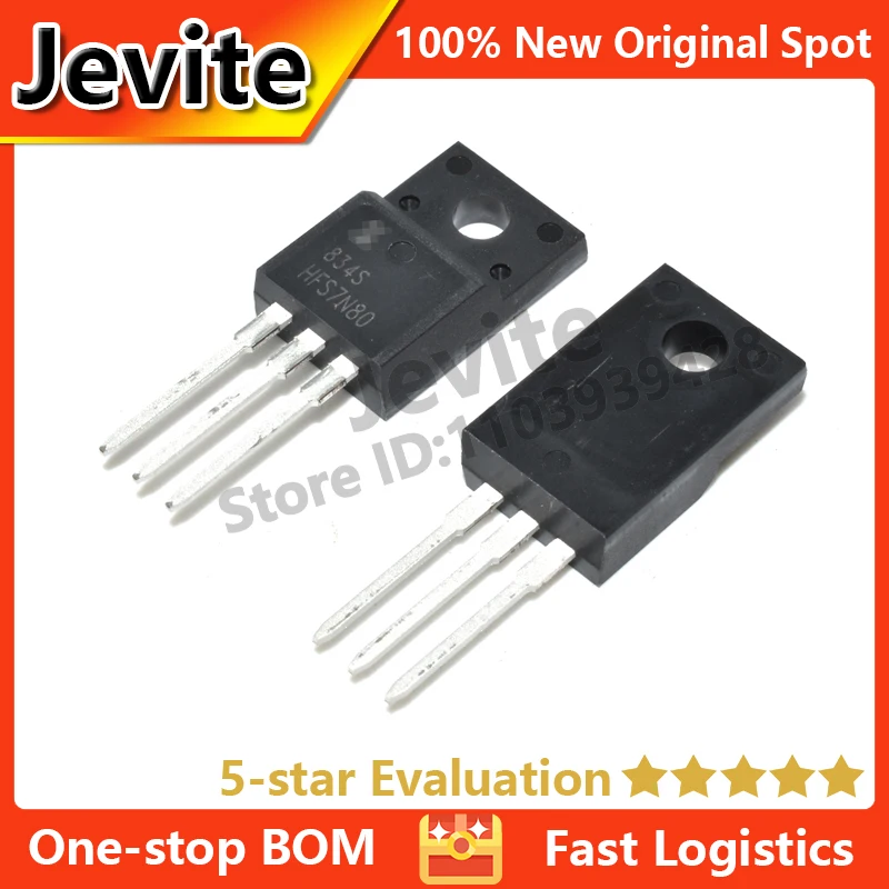 Jevite 100% New Original electronics Controller 10-50 units/lote HFS7N80 TO-220 MOSFET transistor