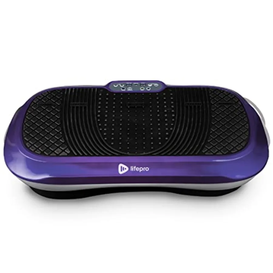 

Виброплатформа для фитнеса фиолетовая, для тренировки всего тела, с эспандерами, оборудование для домашних тренировок