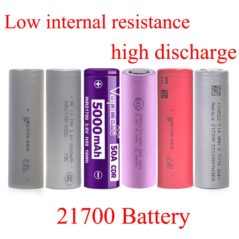 

Аккумулятор Reliance RS50 TP 50XG Vapcell H50 JP40 40XG RS40 BAK 45D с высоким током разряда, большой мощностью, элемент INR 21700