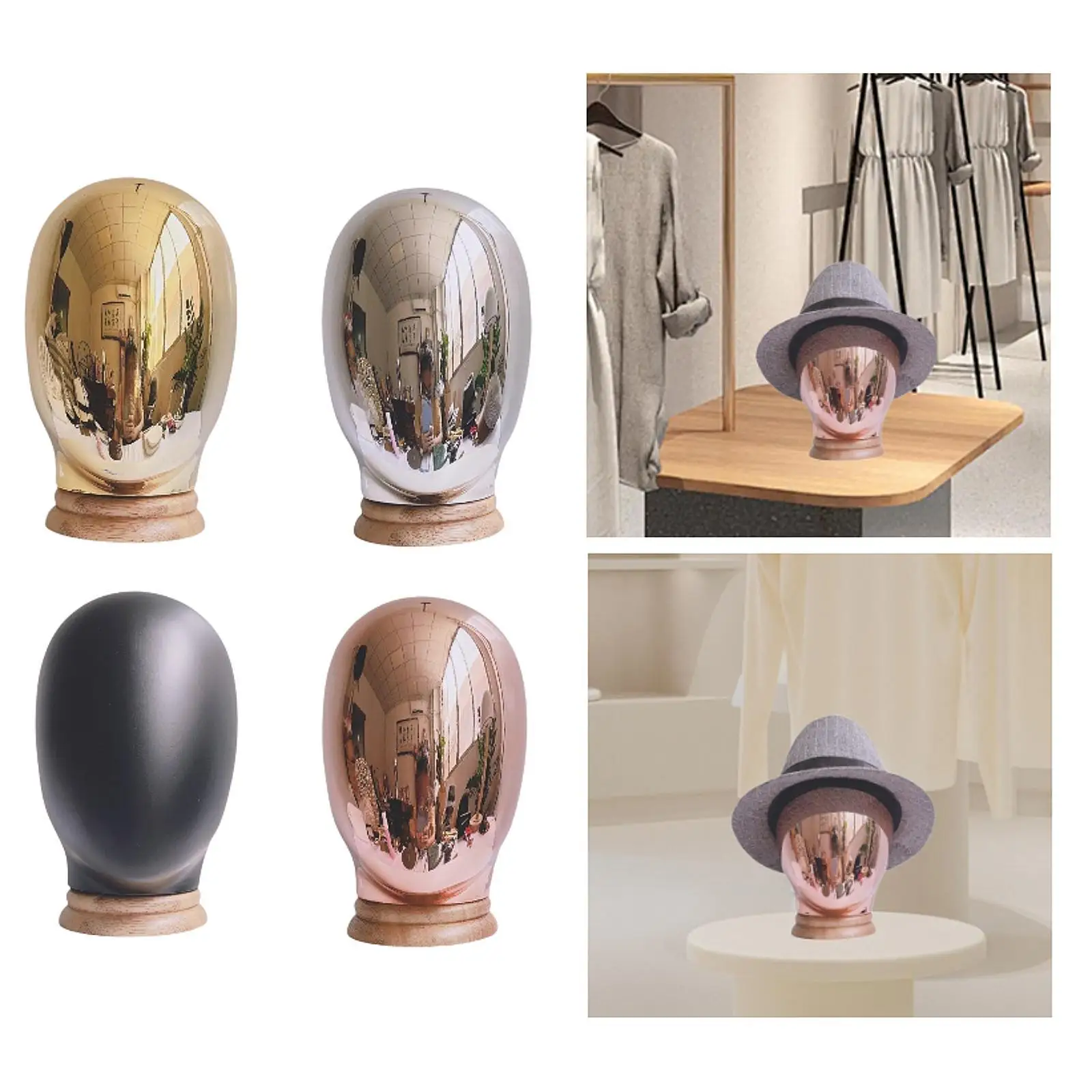 マネキンヘッドモデル帽子ディスプレイホルダーファッション多目的帽子スタンドキャップ収納ラック帽子ショッピングモールジュエリー