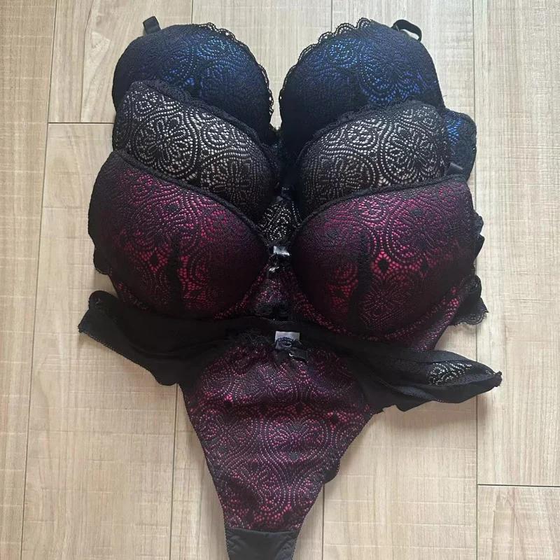 Wholesale Sexy Lace Ladies Panties Panties Set Ladies Panties G-String Set Bra Panties G-String Bra Set