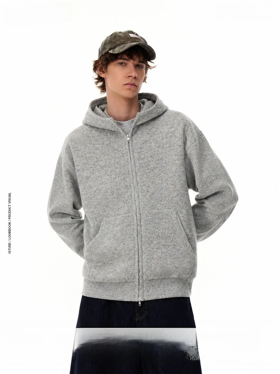 Hoodie Simples Estilo Americano Retro com Bordado Unissex, Jaqueta Casual Solta em Tecido de Poliéster, Confortável para Home...