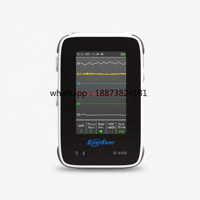 Medical Ambulatory Sleep Diagnostic System Polysomnograph Sleep Study for Home Use Consult before ordering fast shipping