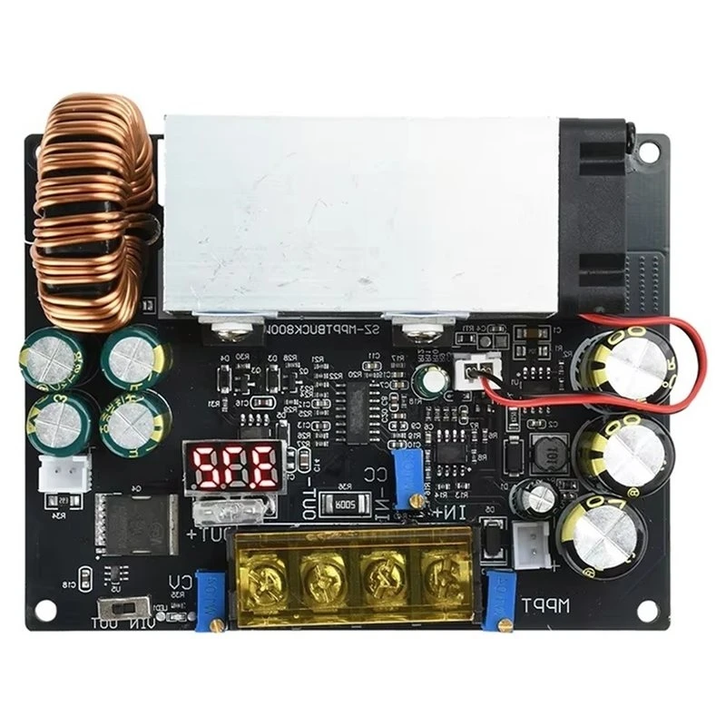 ABKI-MPPT Solar Charging Controller DC-DC 18-90V To 2-60V Step-Down Converter 800W 25A Anti-Backflow Power Supply