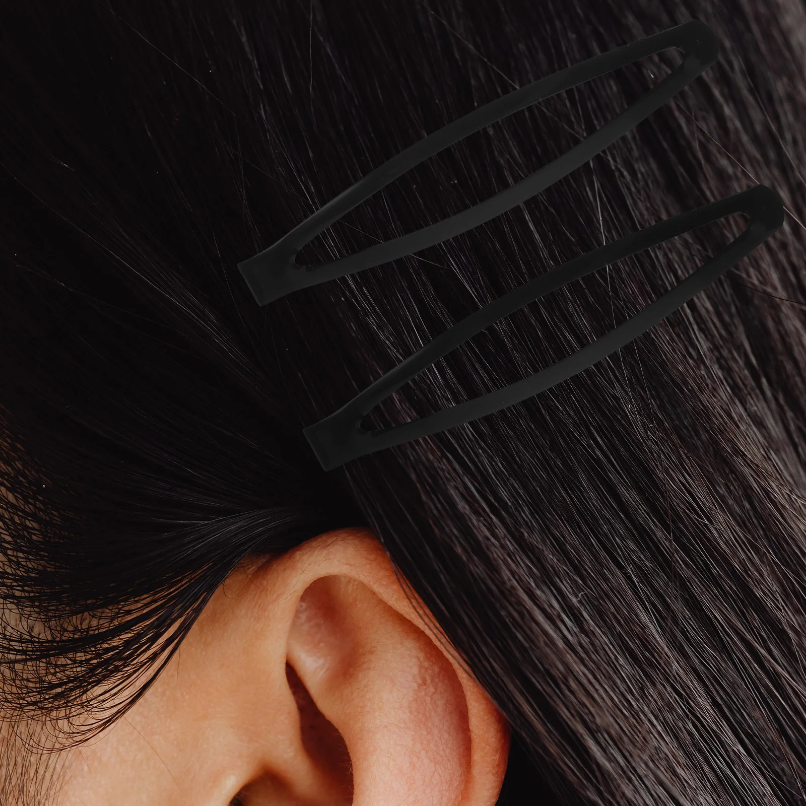 

10Pcs Large Hair Clips Black Non Marking Hairpin Styling Tool for Wedding Prom Bridal Girls Women Hair Accessories