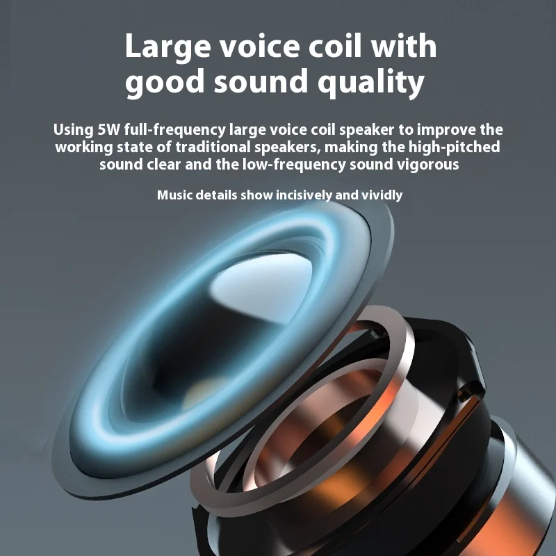 SOAIY C35 Mini Wireless Music Speaker Portable Bluetooth Music Player Outdoor Hifi High Fidelity Camping Customized Speaker