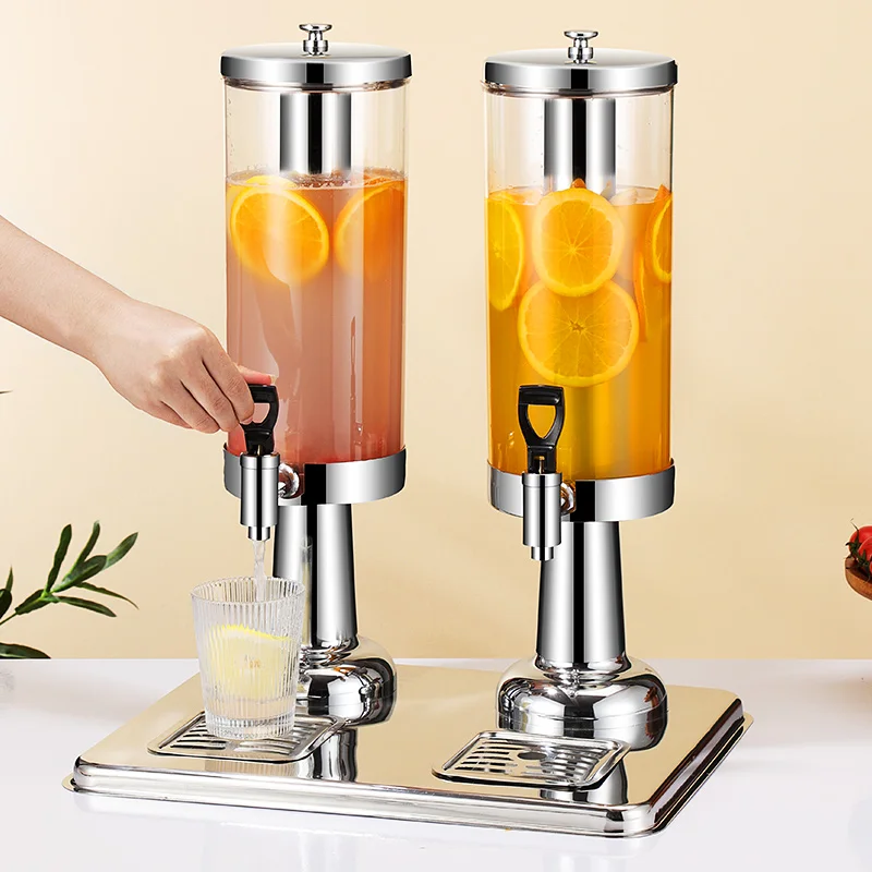 

3L/6L/9L Lemonade Juice Beverage Dispenser Beer Tower Drink with Spigot Ice Container