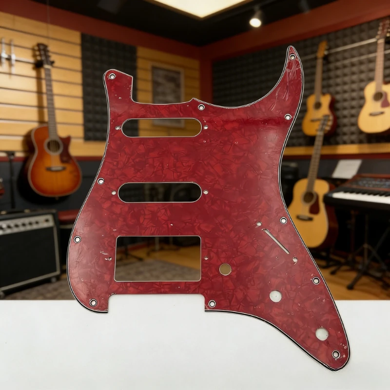 Single and Double Electric Guitar Panel Protective Panel Front Cover PVC Three-layer Protective Decorative Guitar Components