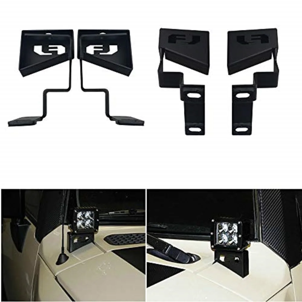 Door Side step Step Bars Rail Plates Fixed Drop Down for Jeep JL for Wrangler 2018+、JK 2007-2017 JL1091 - view 5