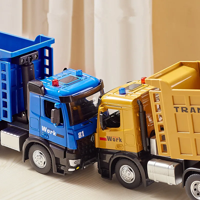 New product 1:32 alloy dump truck transport vehicle model,quality engineering car toys,children's toy wholesale