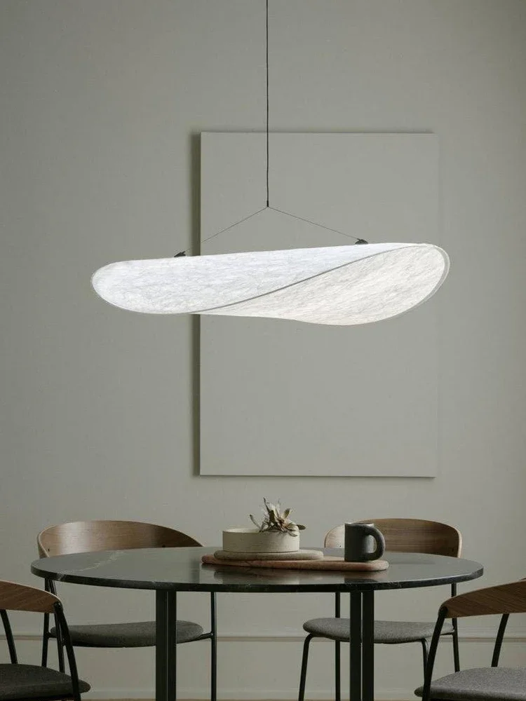 

Designer Silk Fabric Led Pendant Chandelier for Living Room Home Decor Suspension Luminaire Handmade Lustre Not Paper Real Shot