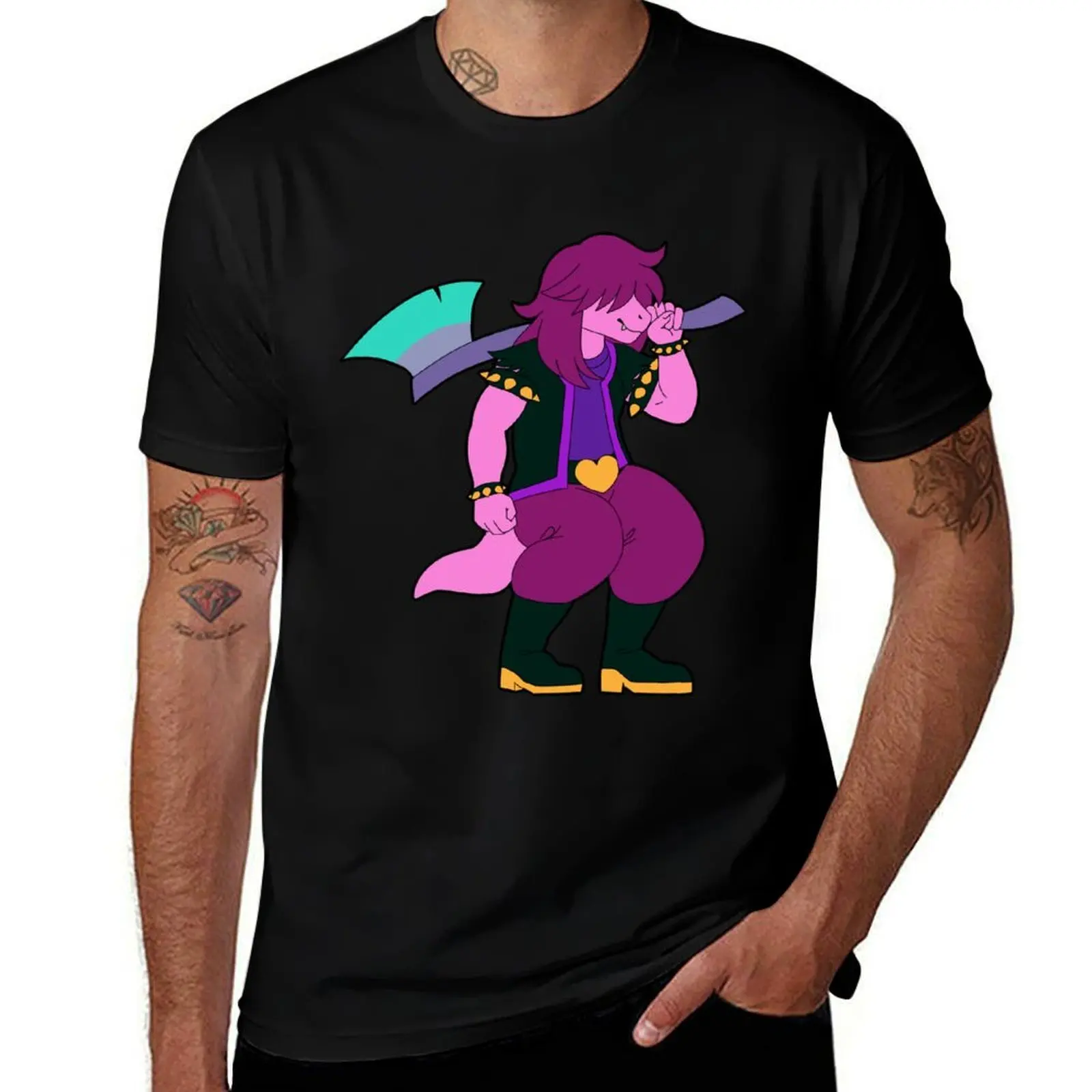 

Susie Deltarune T-Shirt Basic Comfort Fit T-Shirt for Men