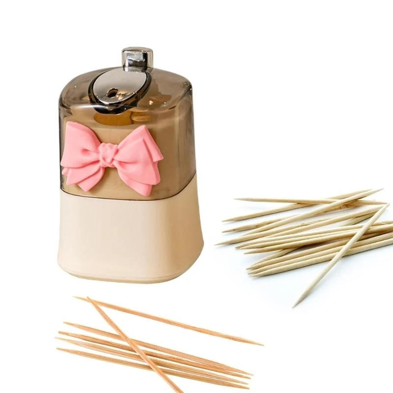 Toothpick Holders Dustproof Toothpick Case Toothpick Storage Box for Home Offices Q5WC
