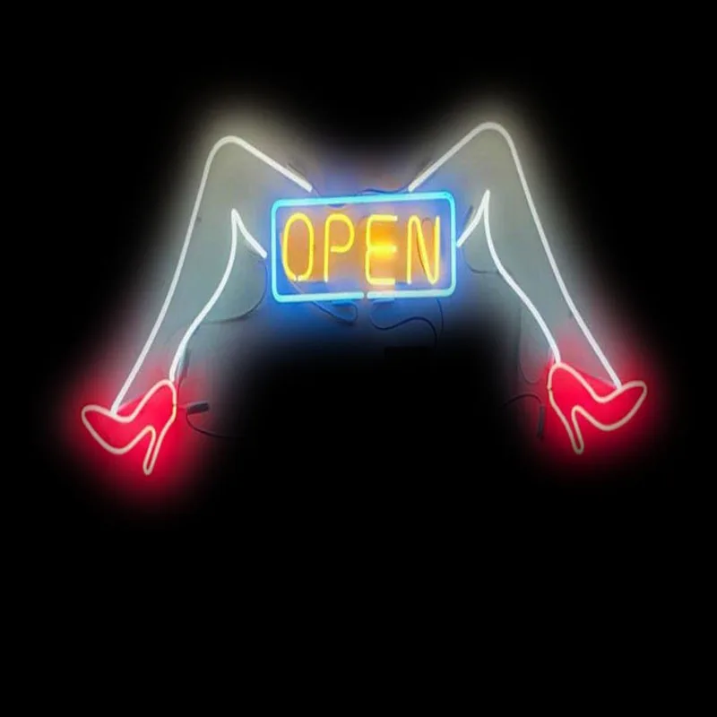 Mädchen Bein Oberschenkel Neon Zeichen Licht Öffnen Sexy Traditionellen Amerikanischen Werte Neon Mode Glas Rohr Erwachsene Zimmer Decor Neon Licht anime