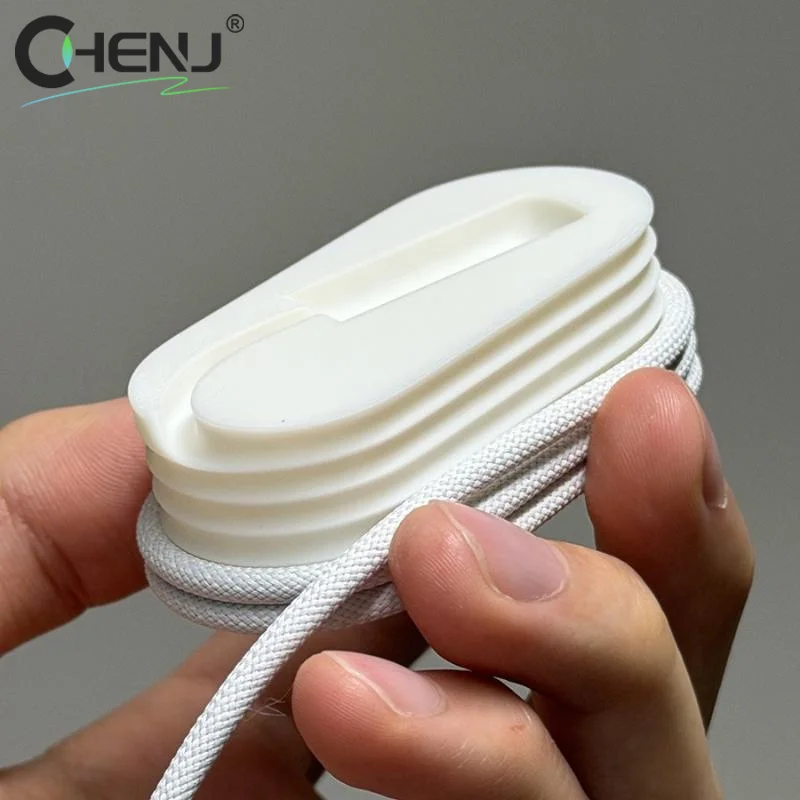 J 1Pc Portable Cable Winder Organizer Desktop Cable Organizer Fit For 1m Braided Data Cable Home Office Travel Use