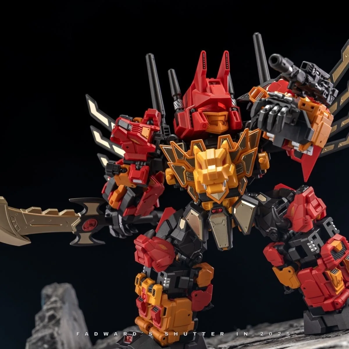Transformation Toys Steel Head JGM-SKP01 Predaking MINI 5 in 1 Combiner Form 17CM Action Figures Toy Gift Collection