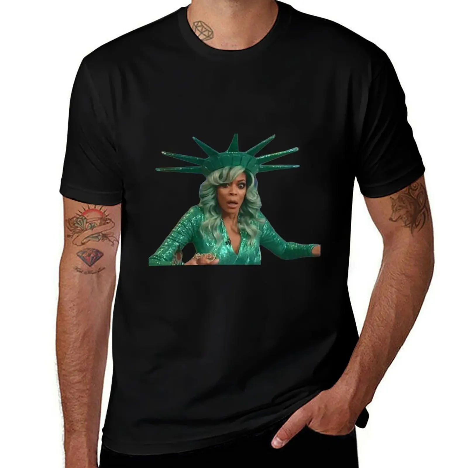 

wendy williams before she fell oops T-Shirt Big and Tall Crew Neck Tee