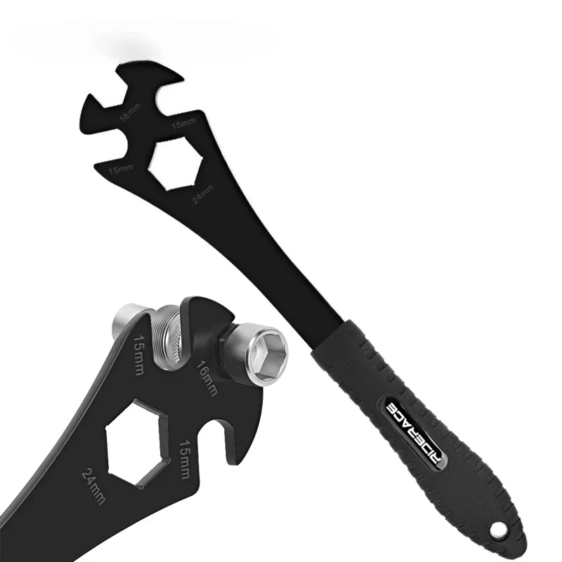 

Bicycle Pedal Wrench Extra Long Handle Stainless Steel Sturdy Durable Bike Pedals Install Remover Removal Replace Repair Tool