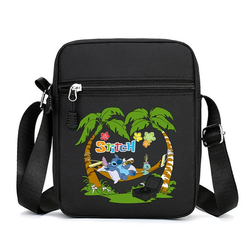الكرتون أنيمي غرزة المرأة حقيبة Kawaii المحمولة موضة الهاتف المحمول الكتف سستة Crossbody الحقيبة الطلاب محفظة نسائية للعملات المعدنية الهدايا