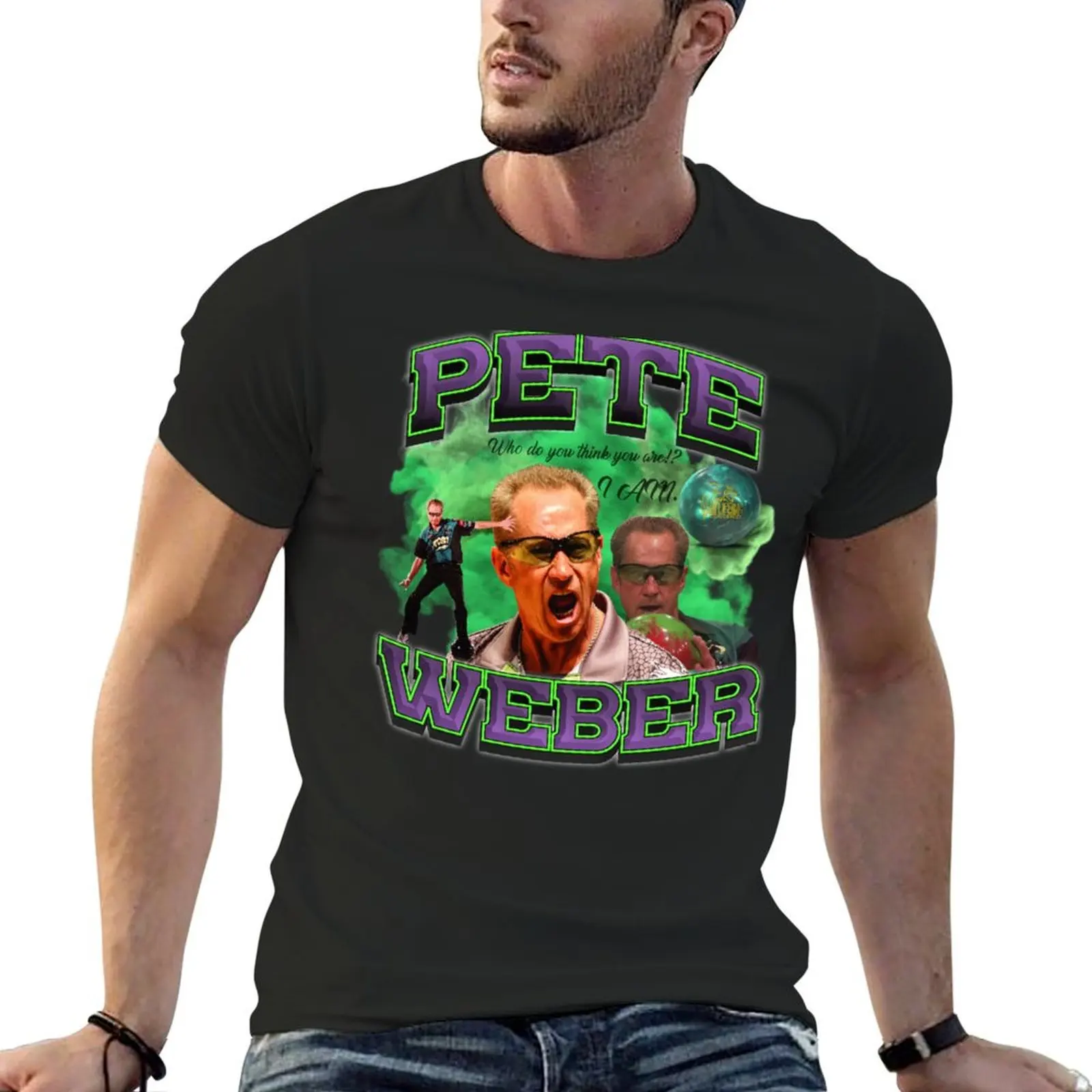 Pete Weber T-Shirt customs vintage graphic tee blanks plus size tops mens graphic t-shirts anime