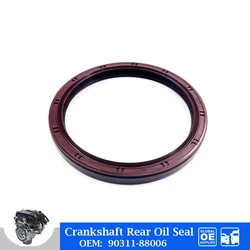 1RZ 2RZ 3RZ Crankshaft Rear Oil Seal For Toyota Hiace Hilux 4Runner T100 Tacoma Engine Part Car Accessories 90311-88006 Camshaft