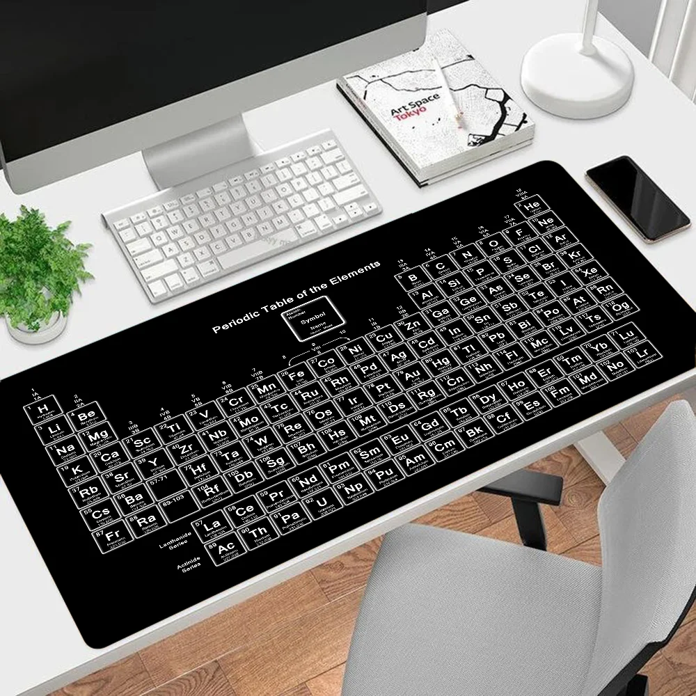 Periodic Table of Elements Mousepad INS Tide Large Cartoon Anime Gaming Mouse Pad Keyboard Mouse Mats Desk Mat Accessories