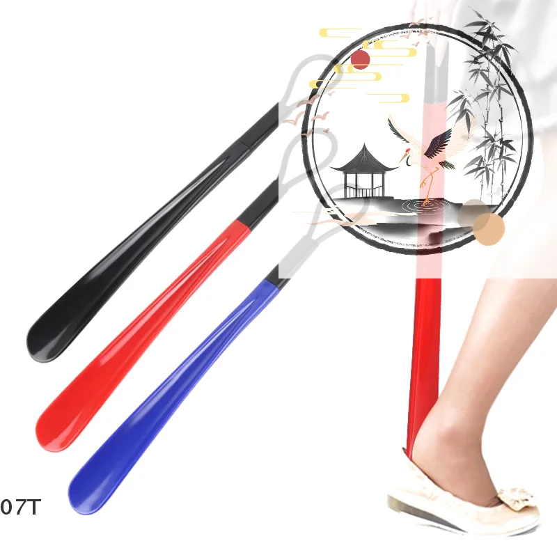 Extra Long Shoe Horns Black Plastic Shoe Horn Spoon Shape Shoehorn Shoe Lifter Flexible Shoe Lifter Shoes Accessorie