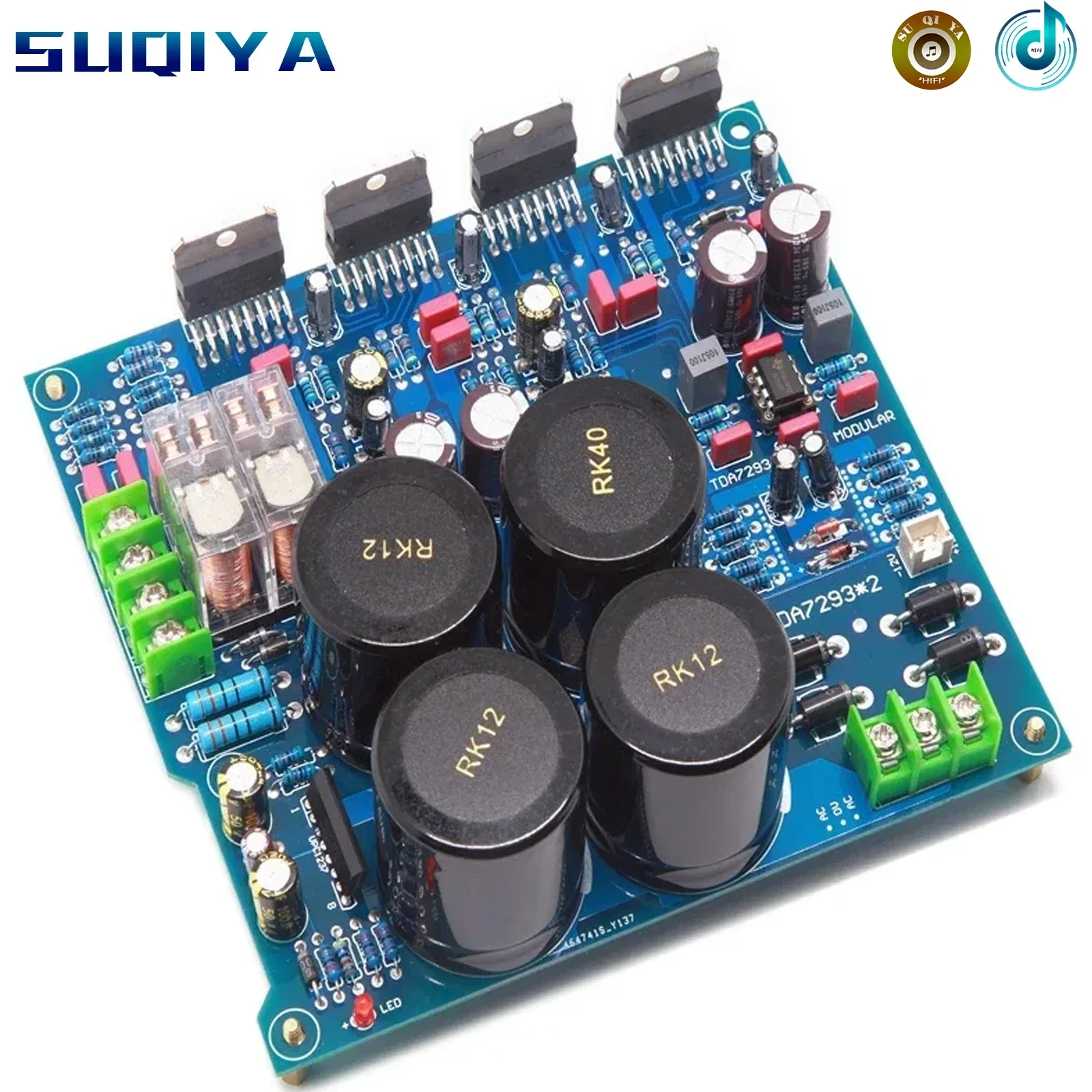 LK140 Схема TDA7293 Параллельный 130 Вт + 130 Вт 2,0-канальный стерео Hi-Fi Fever Плата аудиоусилителя