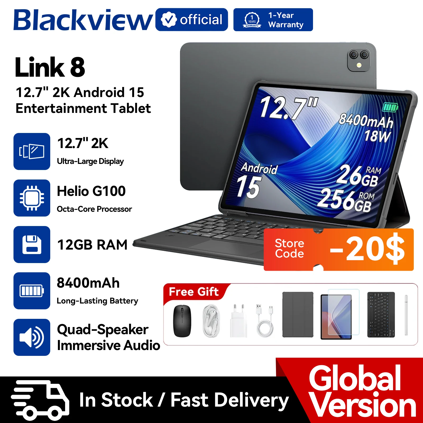 Blackview LINK 8 Tablet 12.7