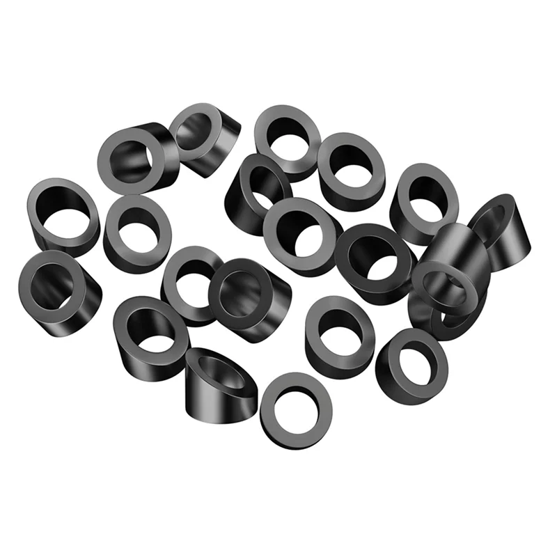 ABUL-40 Pack 5/16Inch ID Black Angle Washers For Cable Railing Posts, For 1/8Inch, 3/16Inch Invisible Cable Railing Hardware