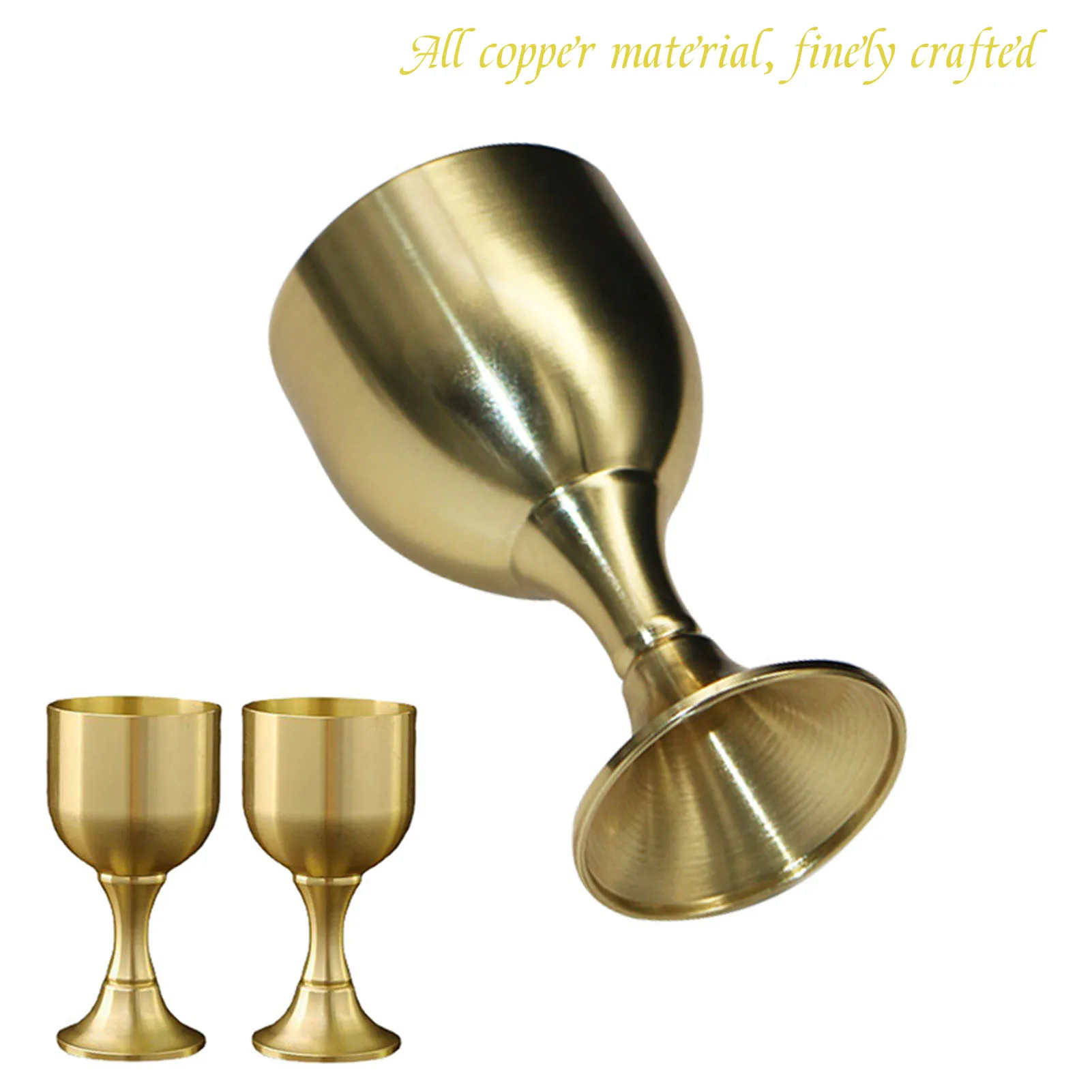 Vintage Metal Liqueur Cup Improve Social Drinking Experience Communion Decoration Suitable for Kitchen Home or Bar B88