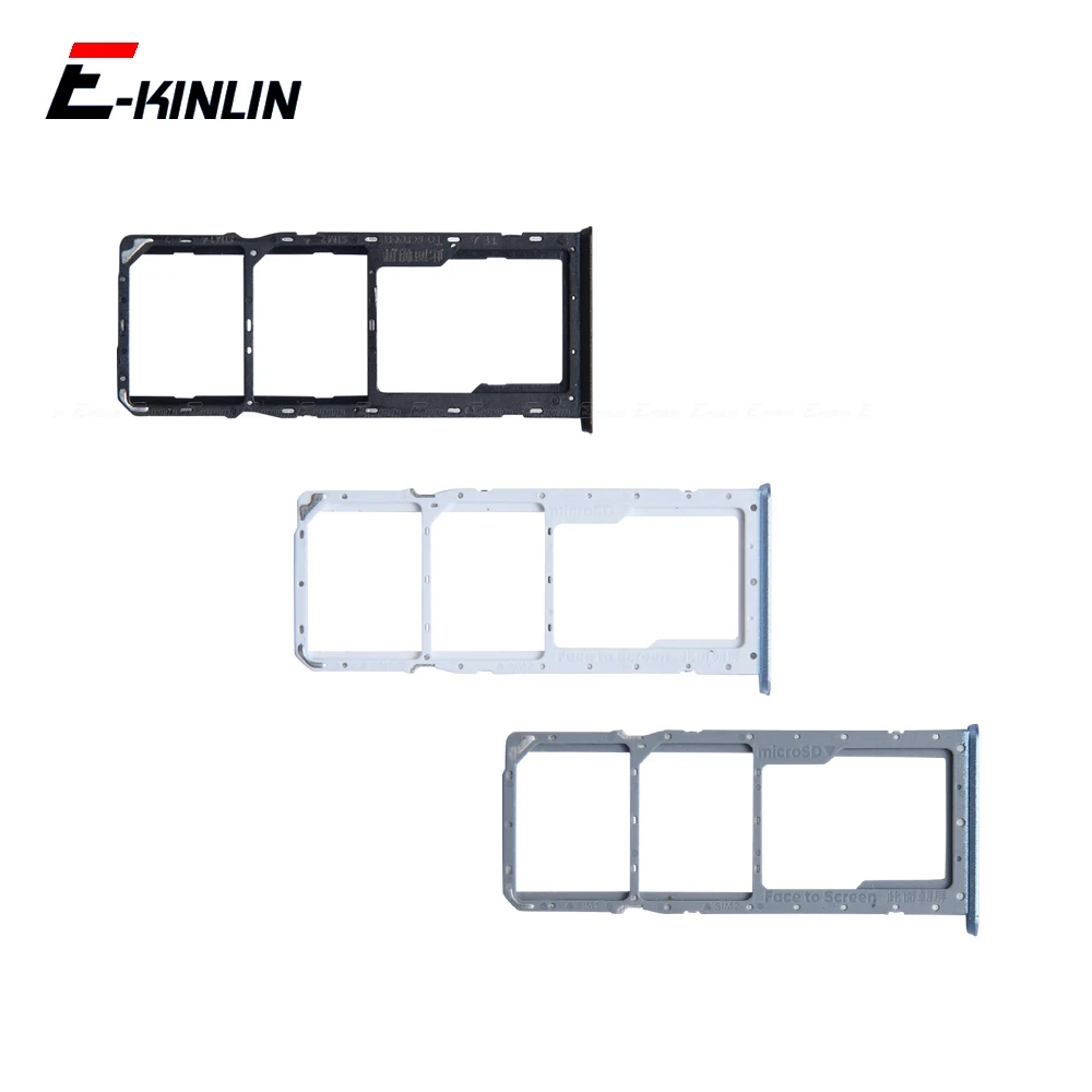 

Sim Card Tray Socket Slot Reader Adapter For OPPO A11K A11s A11x Micro SD Card Holder Connector Container Replacement Parts