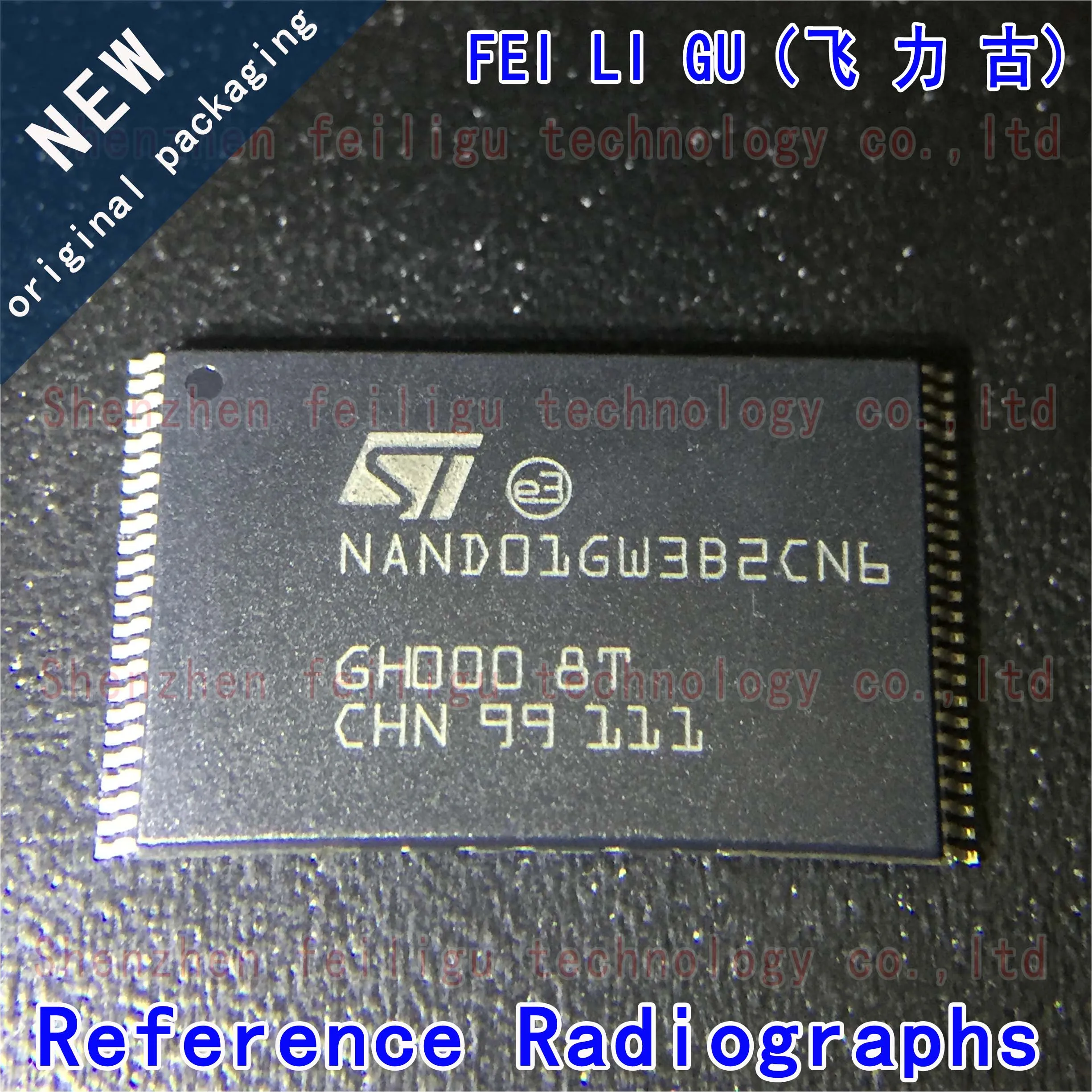 

1~30PCS 100% New original NAND01GW3B2CN6E NAND01GW3B2CN6 Package:TSOP48 Flash NAND 1Gb Memory Chip