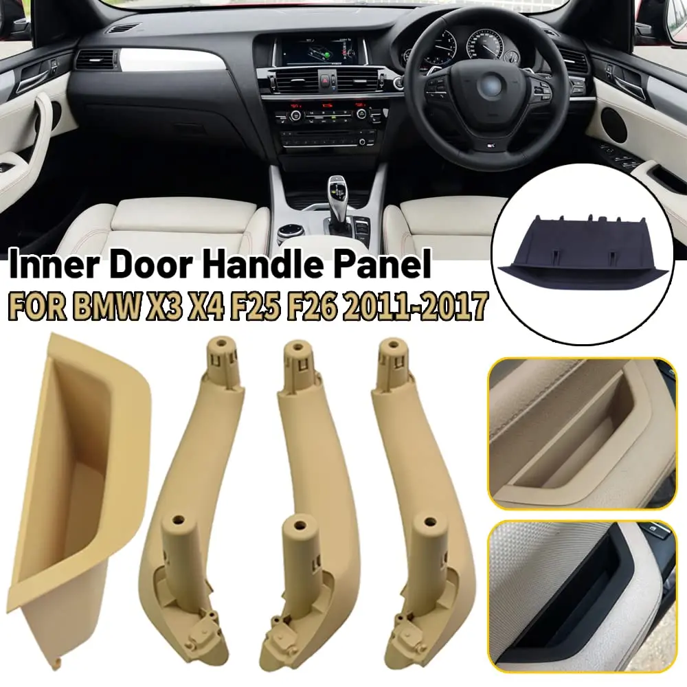 

Inner Grab Handle Assembly Handle Armrest Panel Cap Accessories for BMW X3 X4 F25 F26 2010 2011 2012 2013 2015 2016