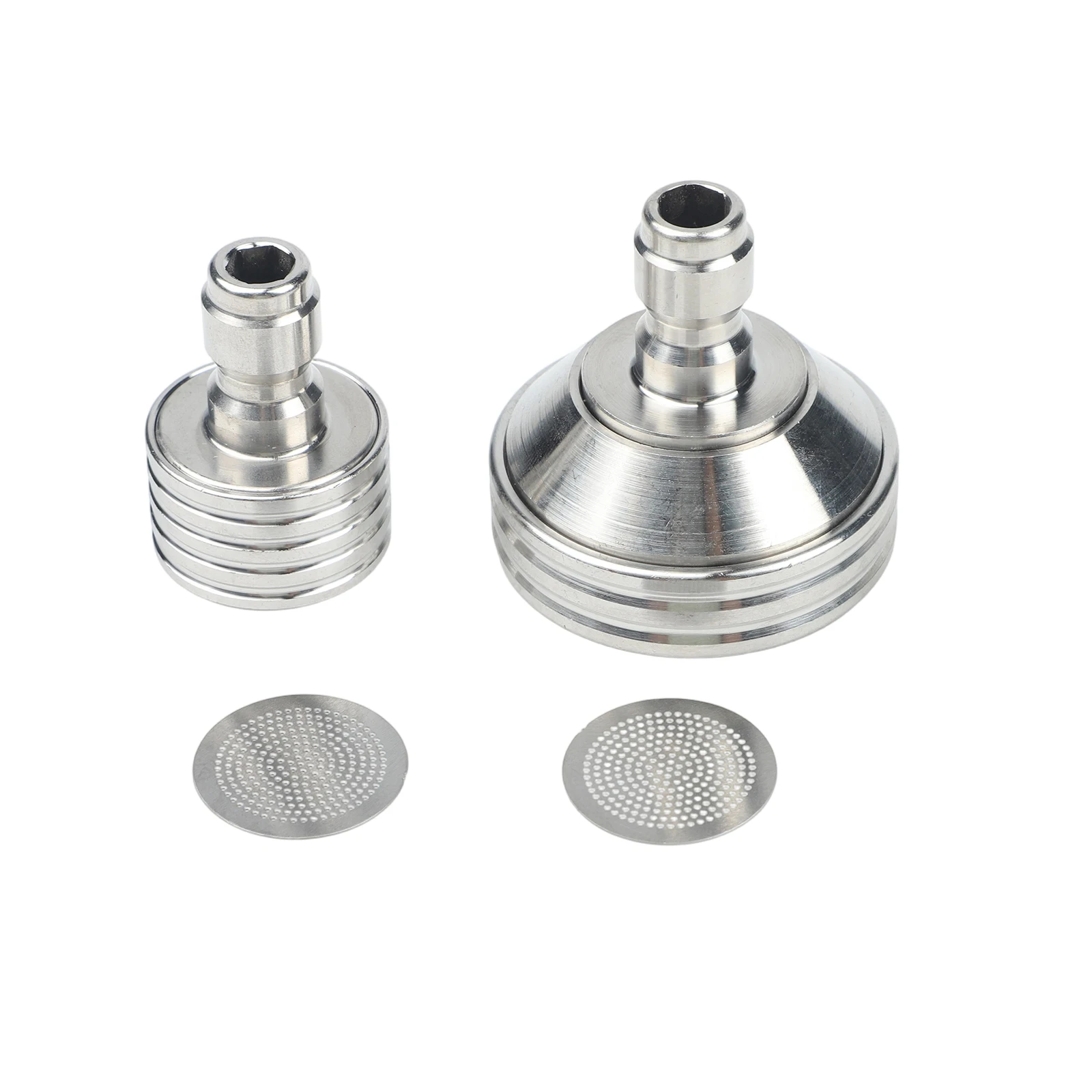 For Pressure Washer Stainless Nozzle Quick Connect Nozzle For Car Washing Stainless Steel Lightweight Design High-pressure Spray