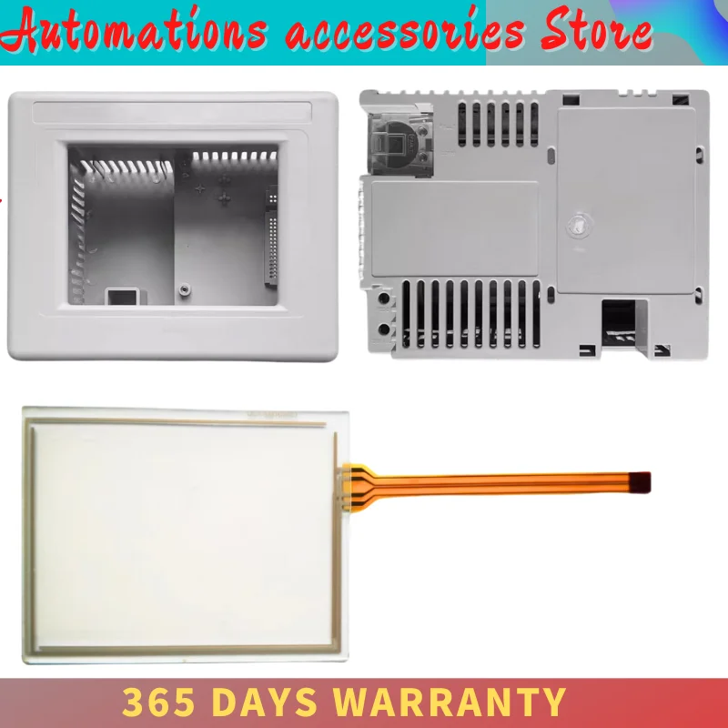 PanelView Plus 600 2711PC-T6C20D 2711PC-T6M20D Touch Screen Panel Glass Digitizer with Front Back Plastic Case Housing Shell