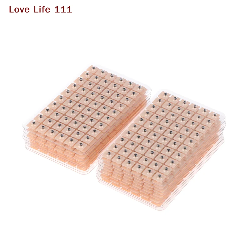 New 1200Pcs Ear Point Stickers Ear Pressure Stick Acupuncture Magnetic Beads Auricular Ear Stickers Massage Ear stickers