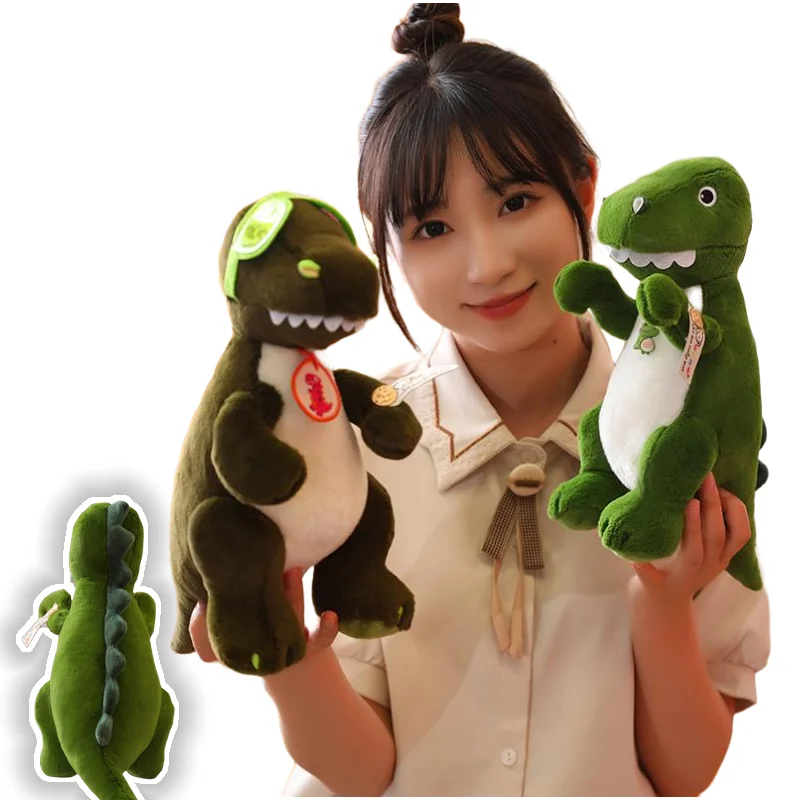 

New 25/45cm Kawaii Dinosaur Stuffed Plush Toys Cute Creative Dolls Soft Throw Pillow Baby Sleeping Birthday Gifts Home Decor