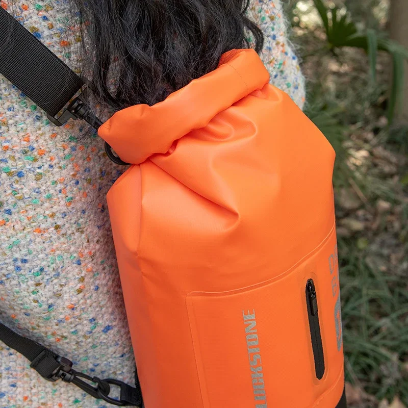 10L/20L PVC Waterproof Dry Bag with Long Adjustable Strap for Men Women Outdoor Sports Bag Rafting Boating Swimming Backpack