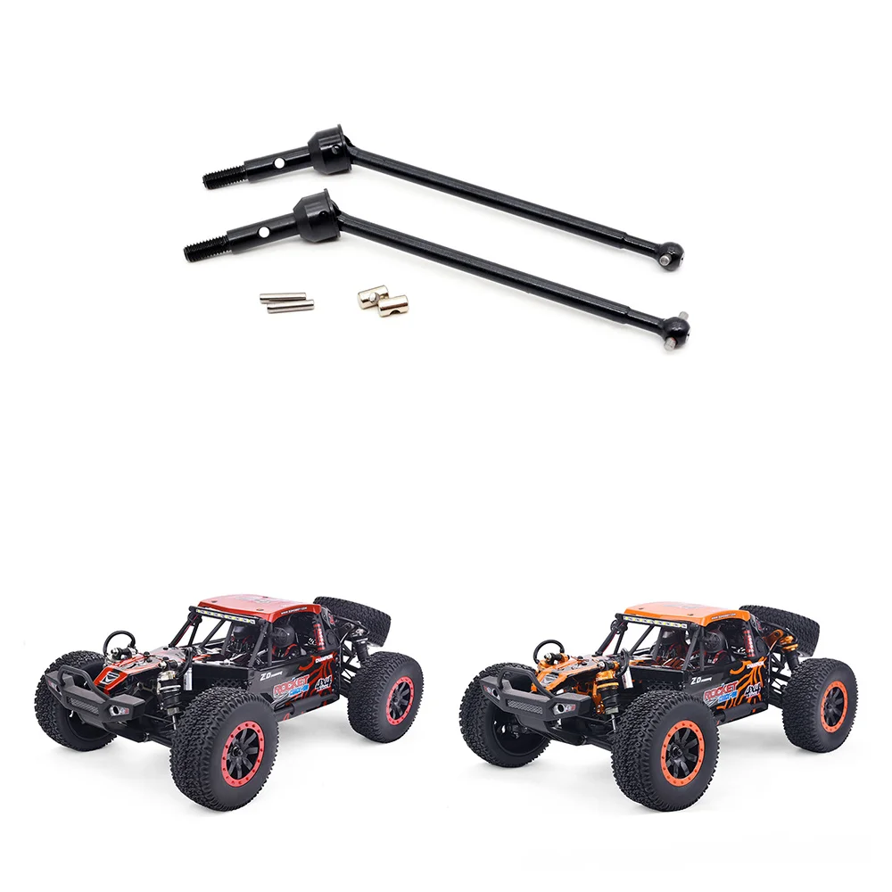 B78B-2Pcs Metal Front Drive Shaft CVD 7503 For ZD Racing DBX-10 DBX10 1/10 RC Car Upgrade Parts Spare Accessories
