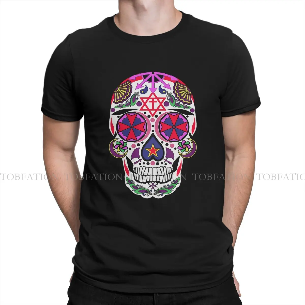 Knight Of The Skull Cartoon Original TShirts Malta Sugar Print Homme T Shirt New Trend Clothing Size S-6XL