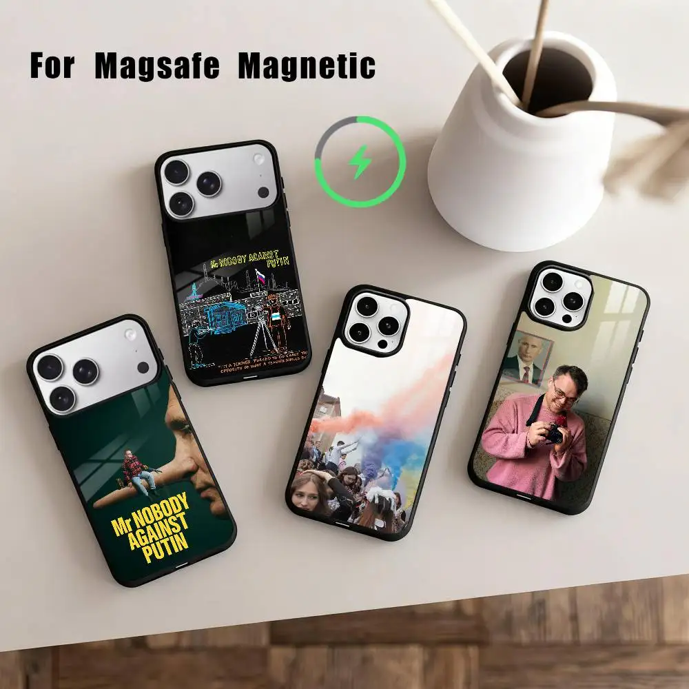 

M-Mr Nobody A-Against Putin film Phone Case For iPhone17,16,15,14,13,12,11 Plus,For Magnetic Wireless Charge Cover