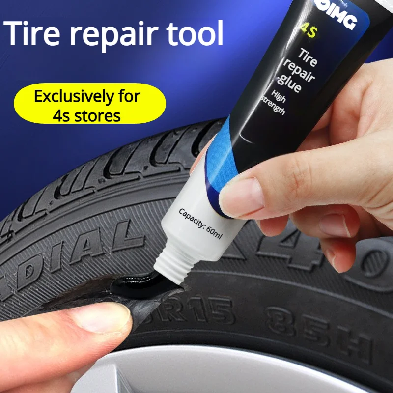 

OIMG NEW Black Tyre Repair Instant Liquid Strong Rubber Glues Wear-resistant Rubber Non-corrosive Adhesive Strong Tools