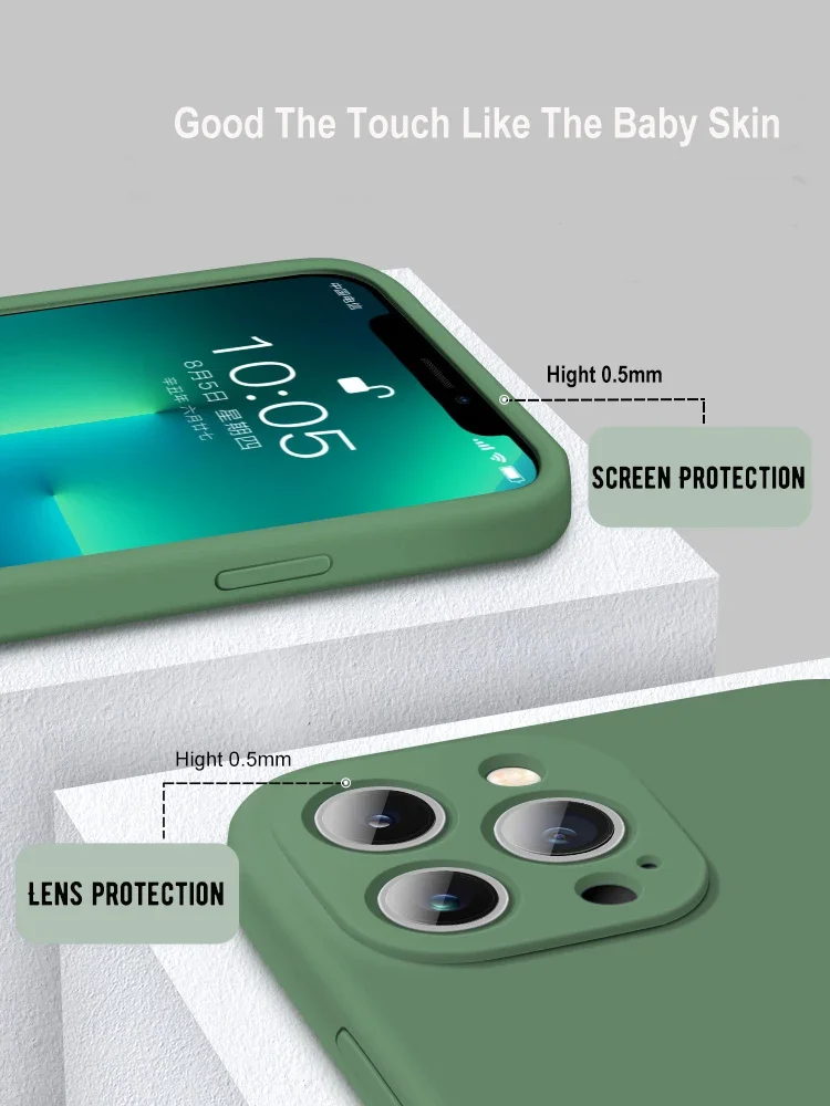 Fashion Square Frame Silicone Phone Case For OPPO Find X3 Lite X5 X6 Pro Realme GT Neo 2 3 2T 3T GT2 GT3 Soft Cover Shell