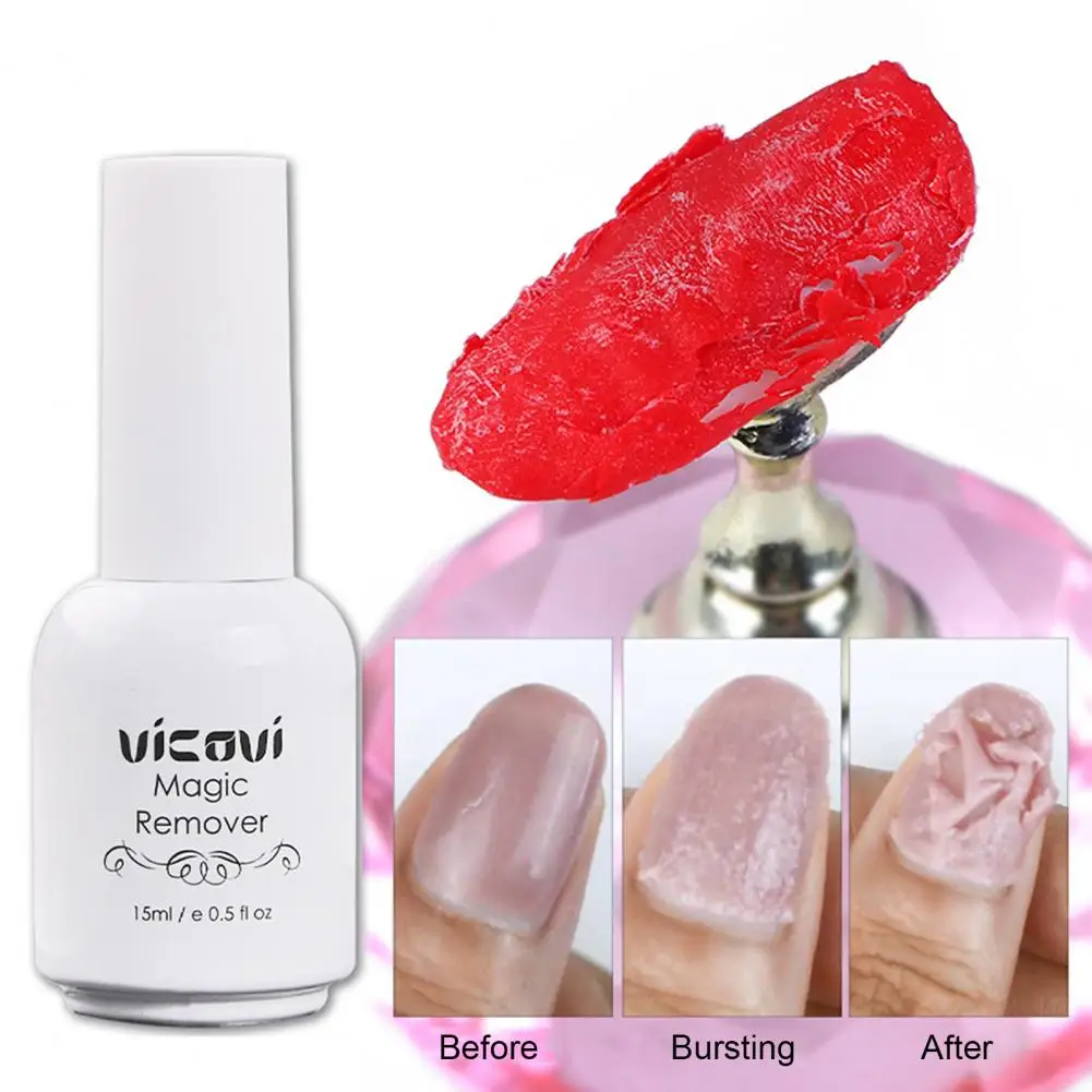 Practical Semi-Permanent Polish Nail Cleaner Nail Removal Solution Safe Ingredient  Nail Gel Removal