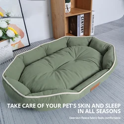 Big Kennel for Four Seasons, Pet Nest, Cat Supplies, Padding, Bite-resistant Wear, Breathable, Washable Dog Sofa, Sleeping Beds