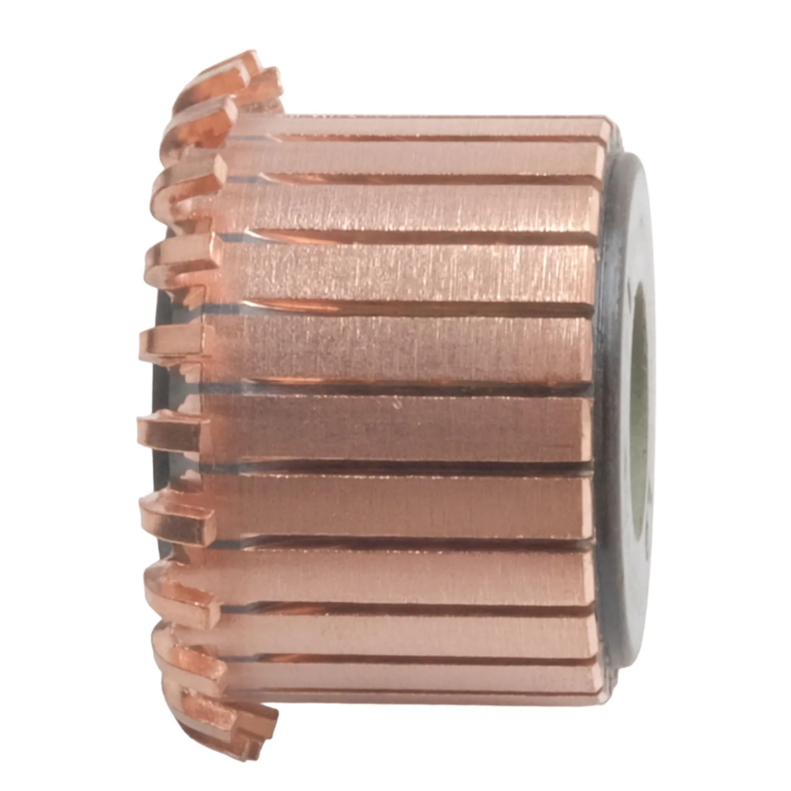 Electric Motor Accessory 24P Teeth Commutator Electric Motor Maintenance Wear-Resistant Copper 24 Gear Teeth Groove Type