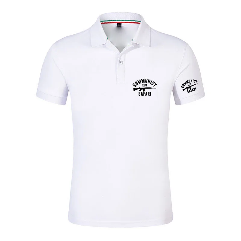 Rhodesia 1979 Safari Solid color polo shirt ultra-light men's quick-drying breathable sweat-wicking shirt suitable T shirt