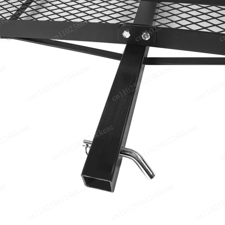 Hitch Mount Folding Cargo Carrier Basket, Heavy Duty Rear Luggage Rack for Car/Truck/SUV – 2